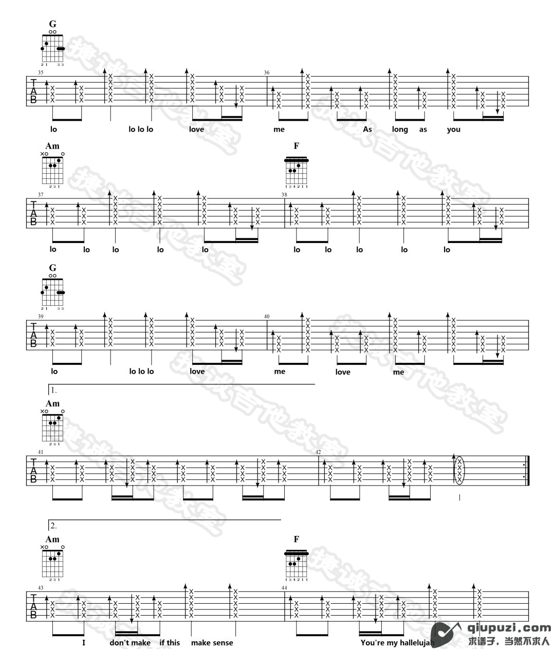 吉他谱 4