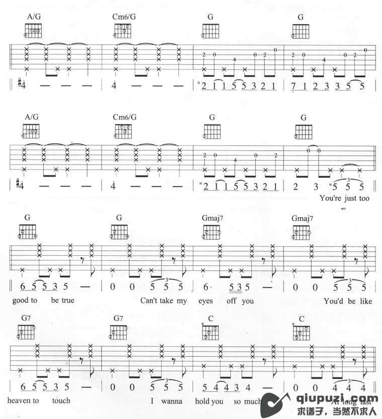 吉他谱 1