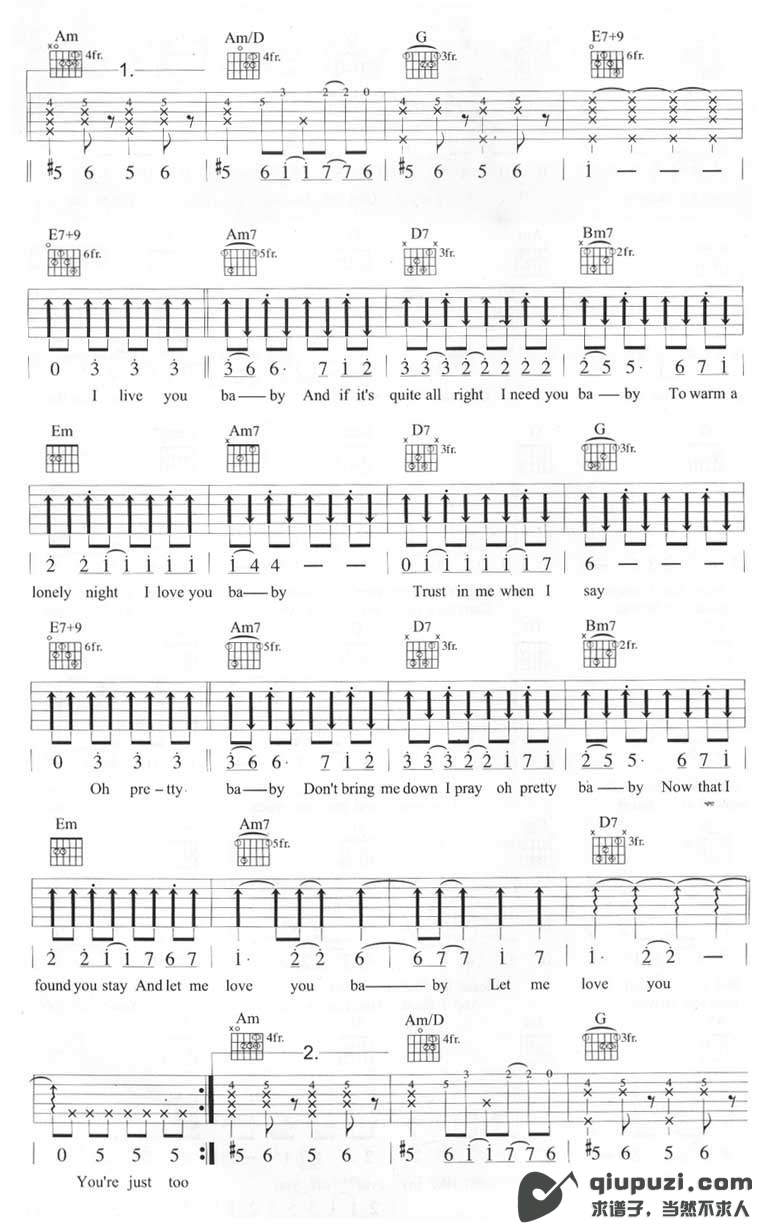 吉他谱 3