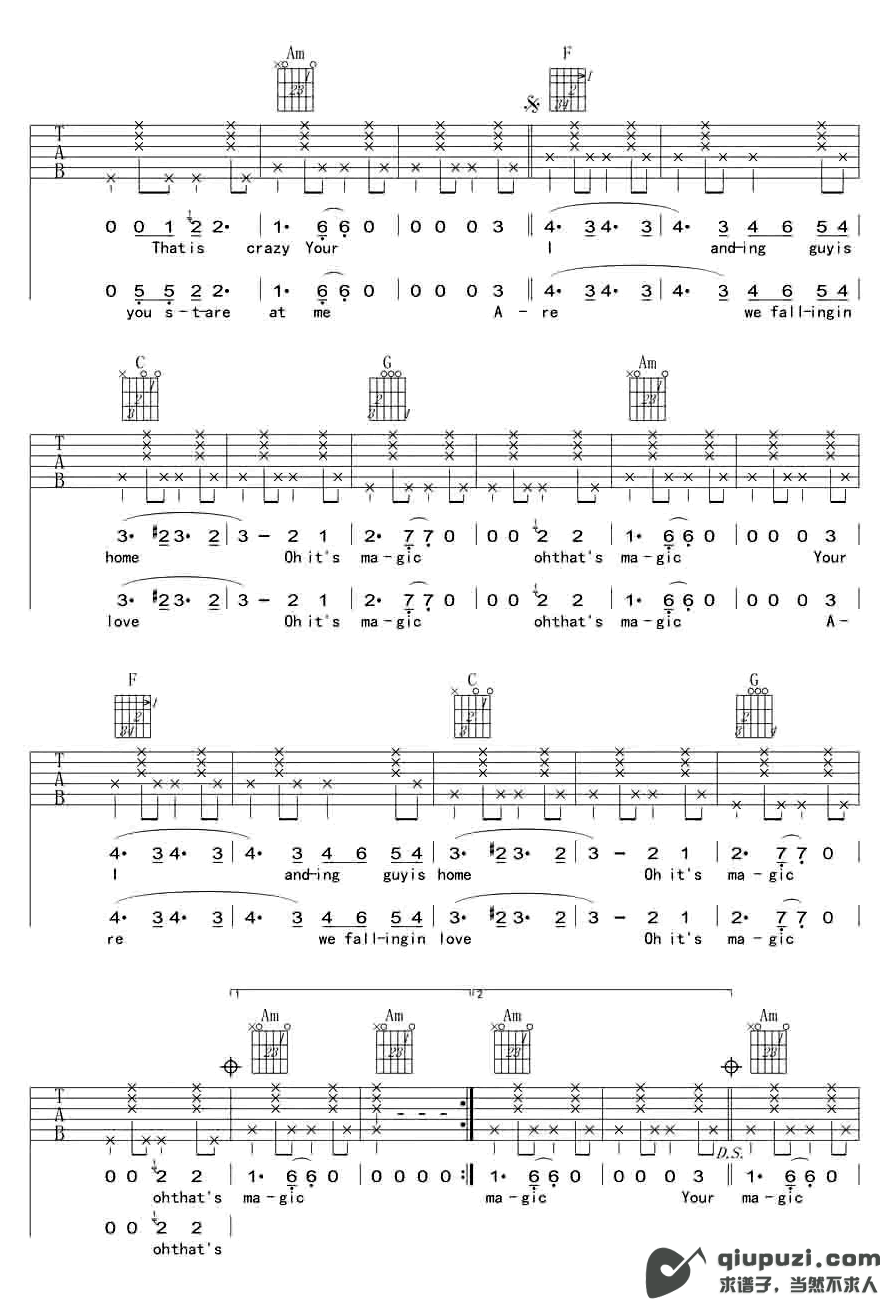 吉他谱 2