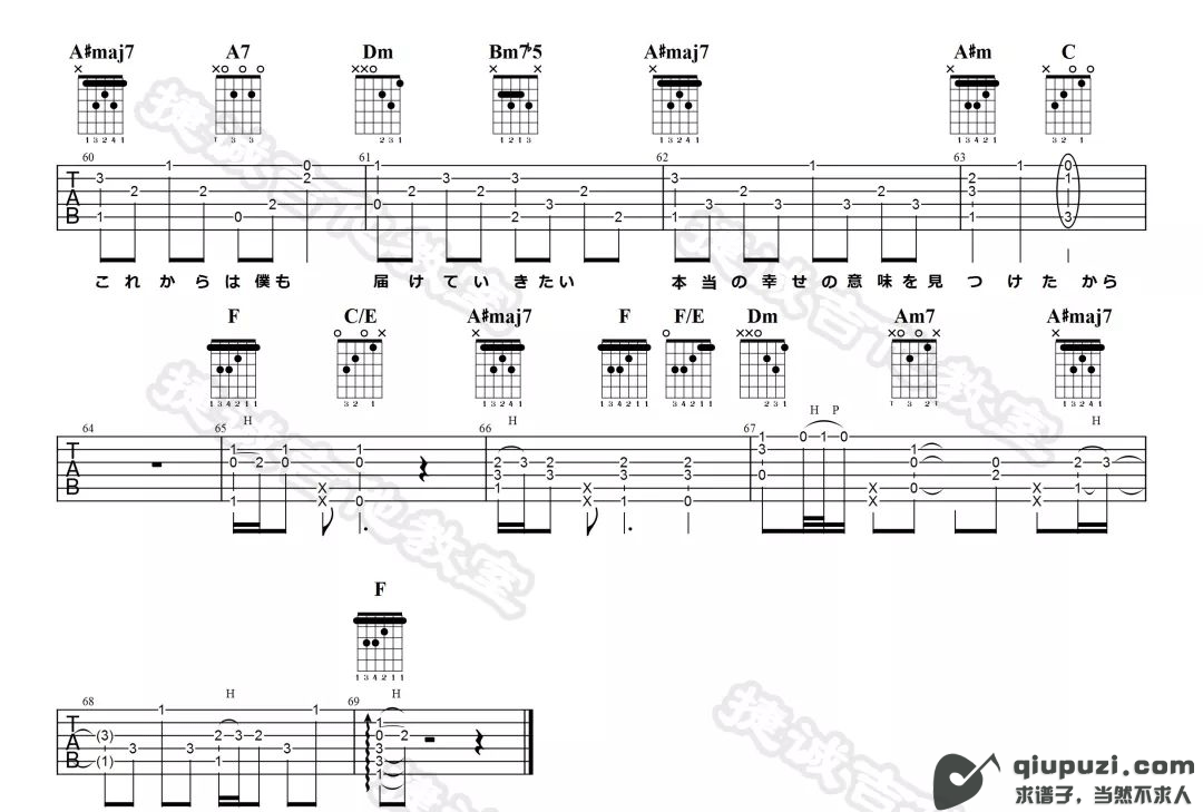 吉他谱 4